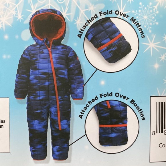 NWT Boys Snowsuit 1-Piece Snozu - Cute! - Picture 7 of 8